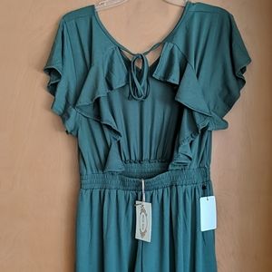 Starlie Jumpsuit in Marine Green size M NWT